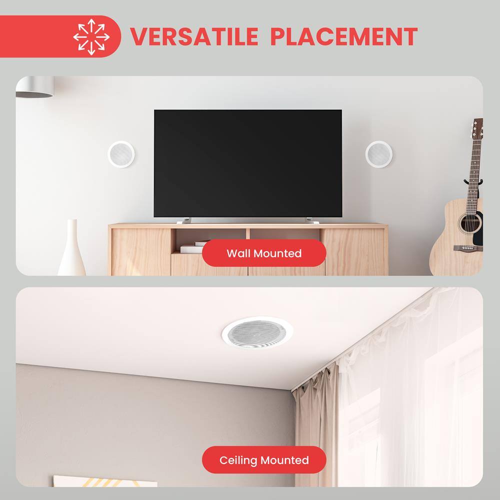 VERSATILE PLACEMENT

Wall Mounted

Ceiling Mounted