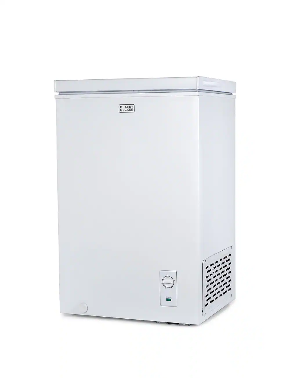 Black+Decker - 2.7 Cu. Ft. Compact Chest Freezer - White