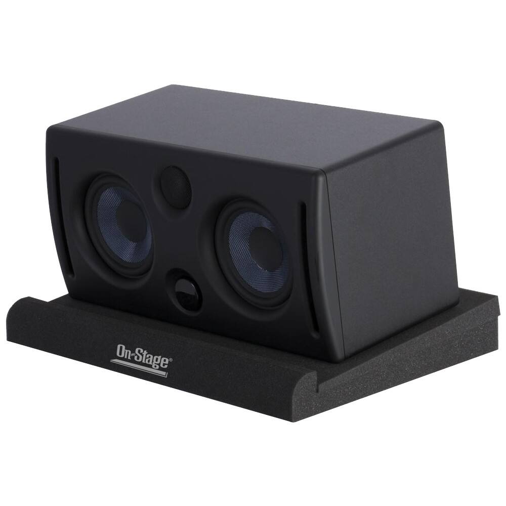 Alt View 13. On-Stage - Foam Speaker Platforms Large (2-Pack) - Black.