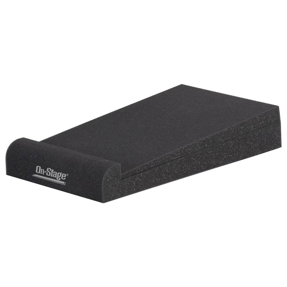 Front. On-Stage - Foam Speaker Platforms Small (2-Pack) - Black.