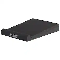 Front. On-Stage - Foam Speaker Platforms Medium (2-Pack) - Black.