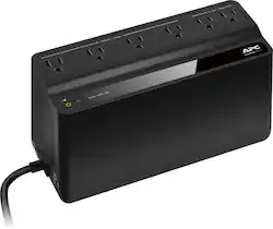 APC - Back-UPS Connect 450VA, 120V, 6 NEMA outlets (2 surge) - Black - Front_Zoom