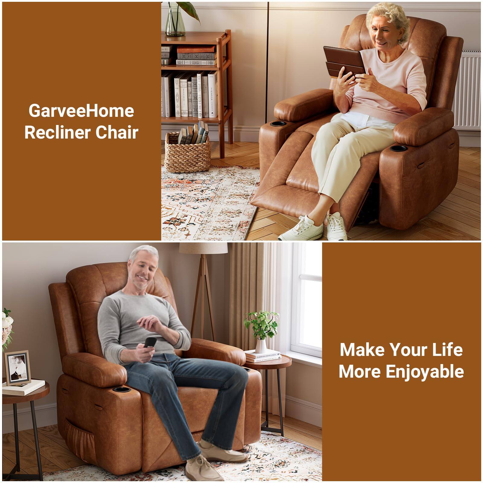 GarveeHome Recliner Chair

Make Your Life More Enjoyable