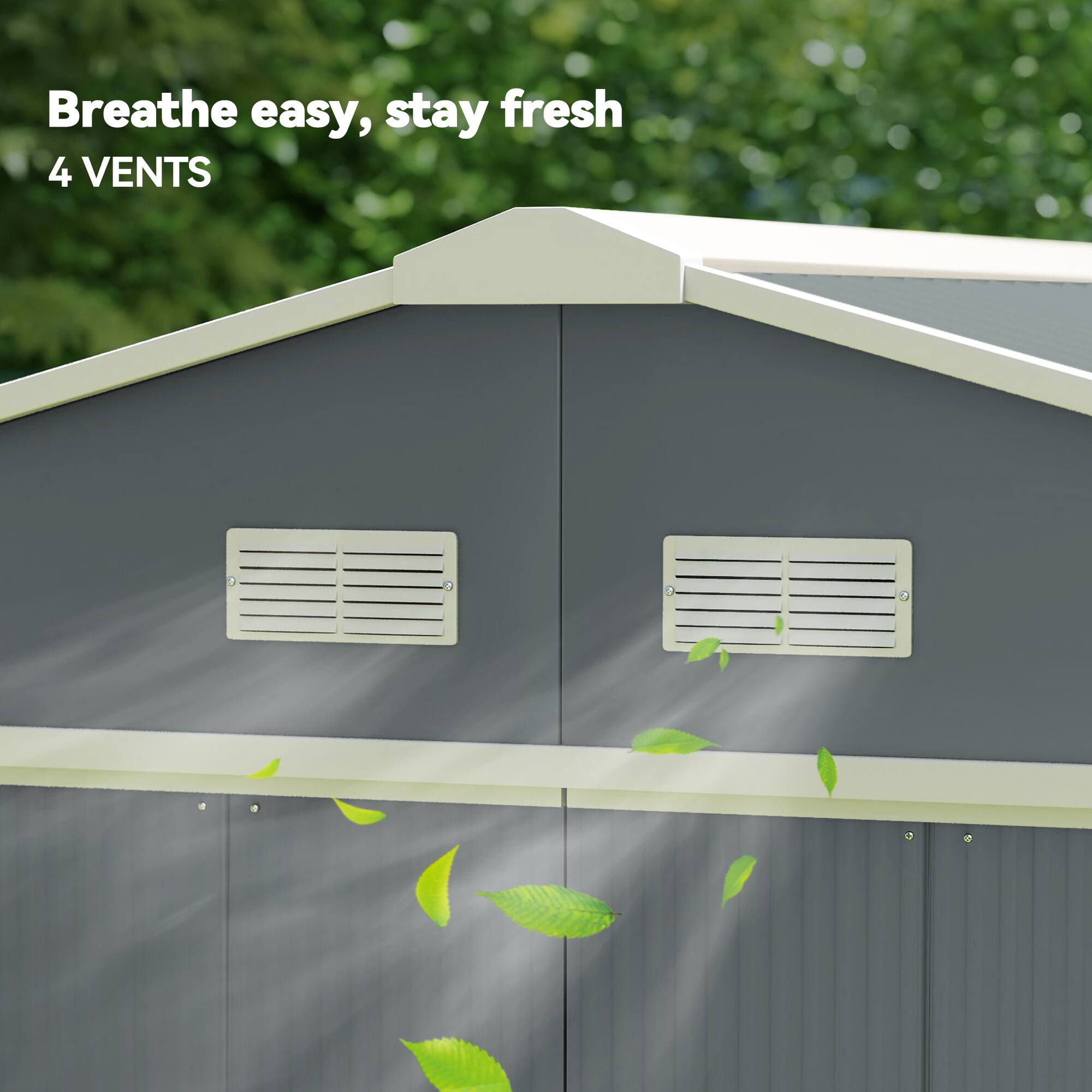 Breathe easy, stay fresh, 4 VENTS.