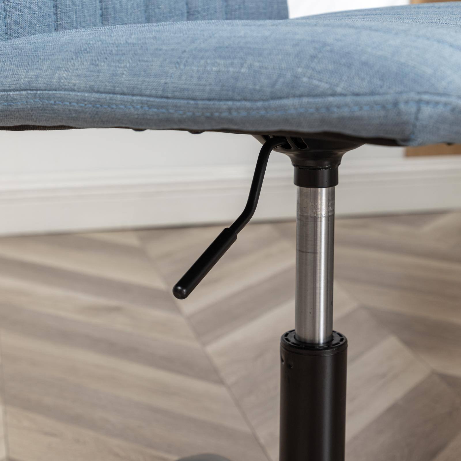 Alt View 2. Spaco - Spaco Executive Office Fabric Chair with 361 Swivel, Height Adjustable, for Long Hours Comfort - Blue.