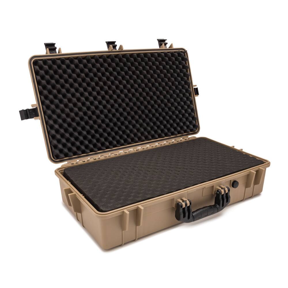 Angle. Koah - Koah Weatherproof Hard Case with Customizable Foam (28 x 17 x 7 Inch) - Tan.