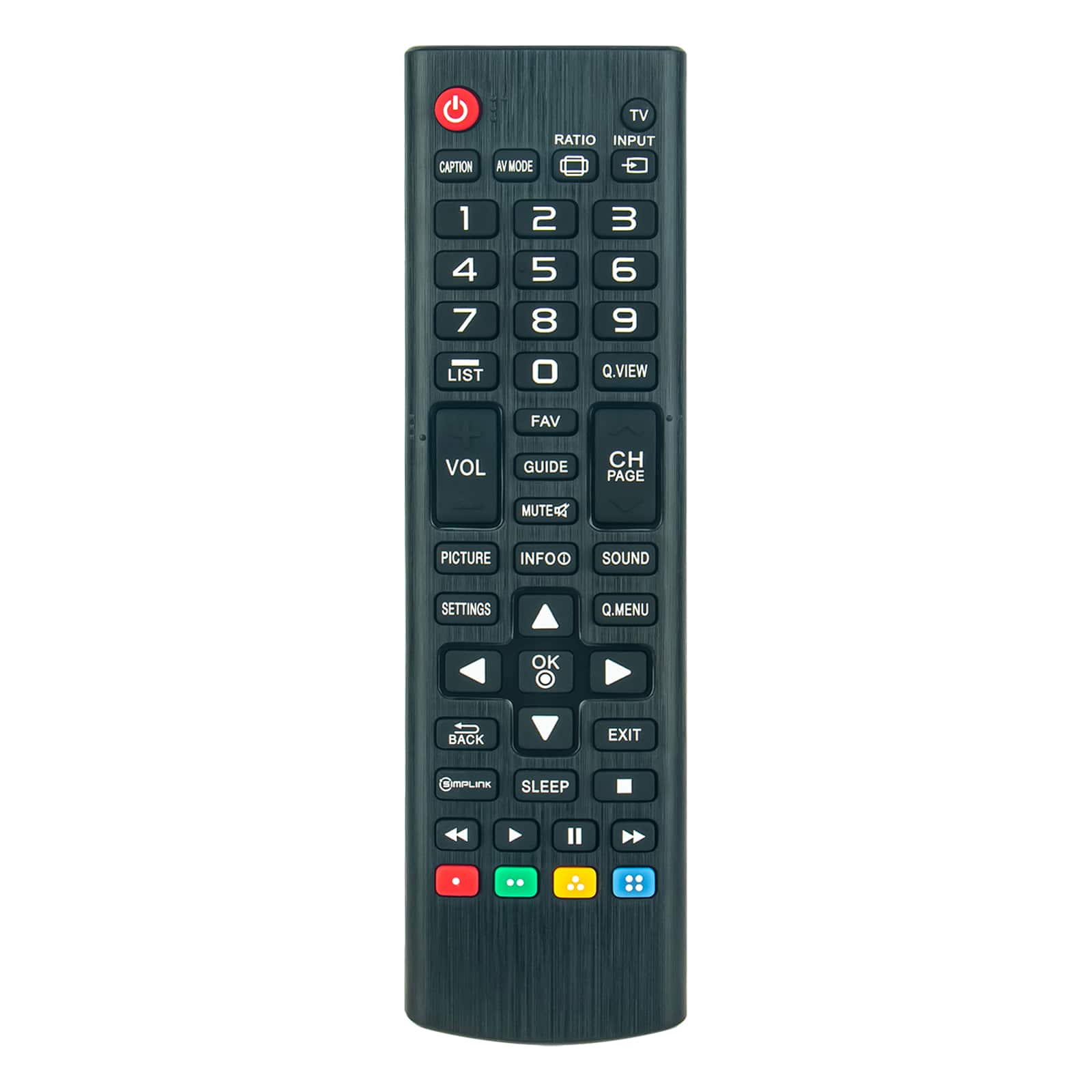 WINFLIKE - New AKB74475448 Replacement Remote Control Compatible with LG TV - Black