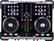Front. American Audio - 2-Channel MIDI Controller - Black.