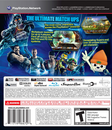 PlayStation All-Stars Battle Royale - PS Vita, PS Vita