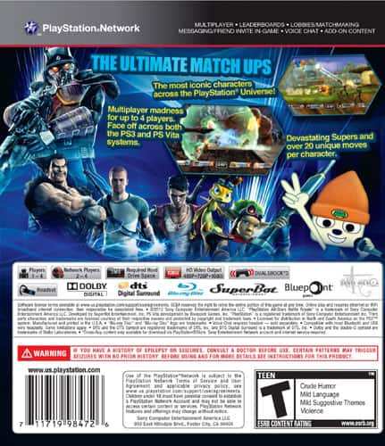 PlayStation All-Stars Battle Royale for PlayStation 3