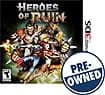 Front Detail. Heroes of Ruin — PRE-OWNED - Nintendo 3DS.