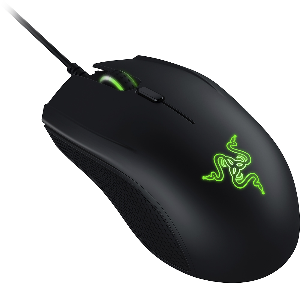 Best Buy: Razer Abyssus V2 Wired Optical Gaming with 3-Color Lighting RZ01-01900100-R3U1