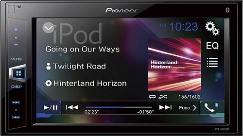 Pioneer - 6.2" - Built-in Bluetooth - In-Dash Digital Media Receiver - Black - Larger Front