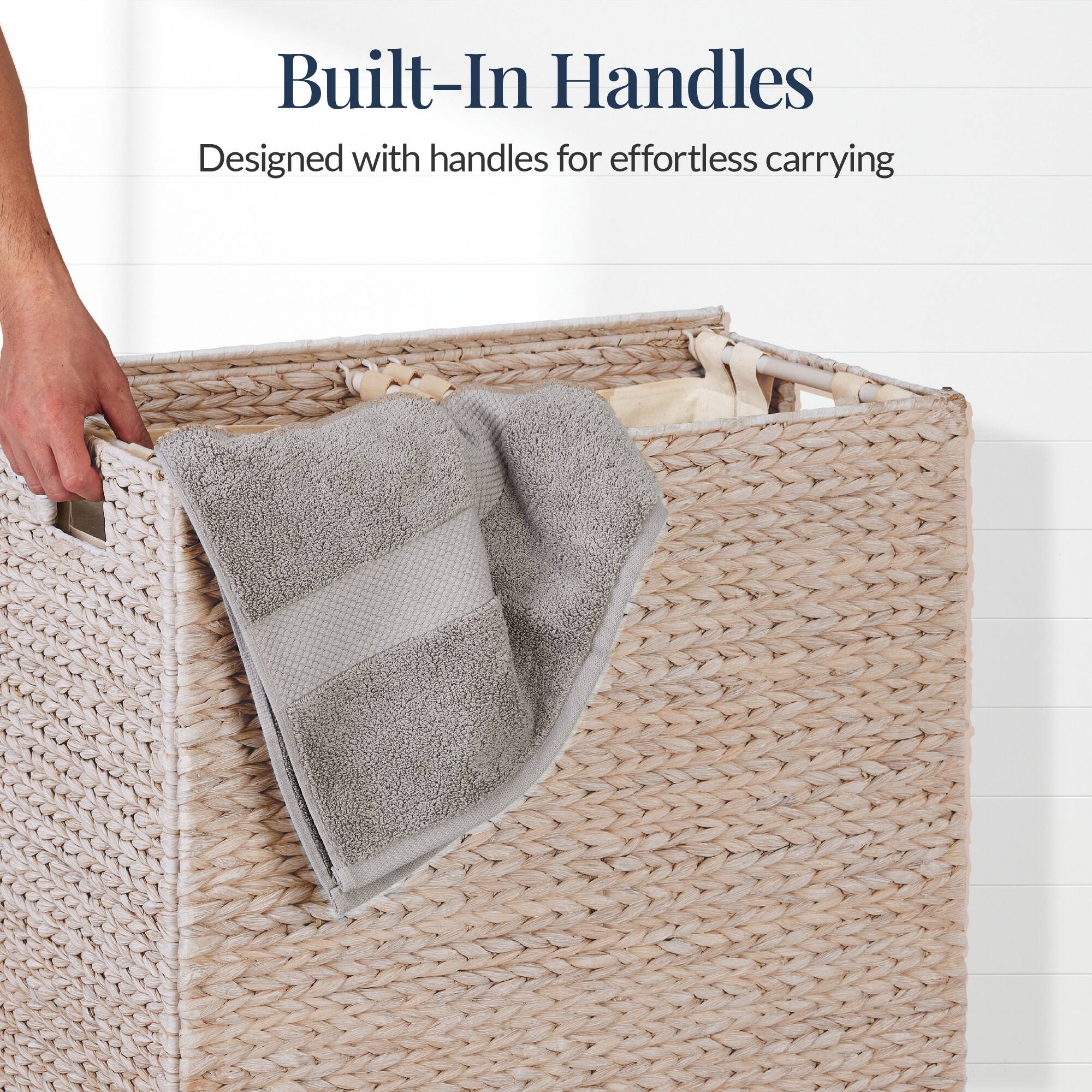Built-In Handles  
Designed with handles for effortless carrying
