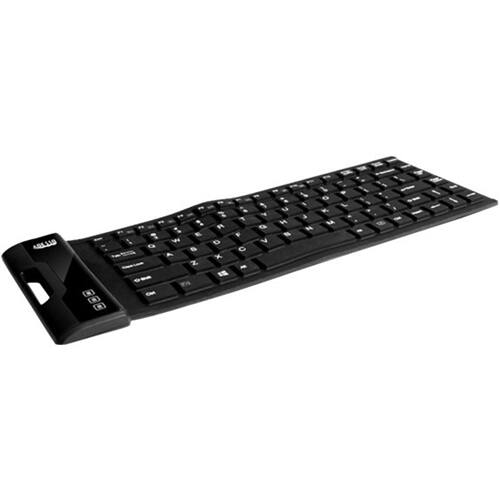 Alt View 14. Adesso - SlimTouch AKB-212UB TKL Wired Membrane Keyboard - Black.