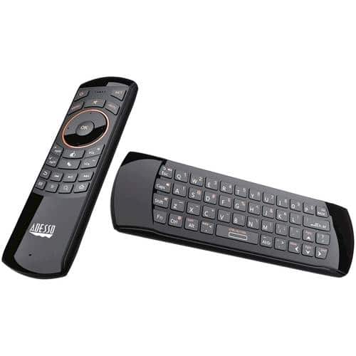 Adesso - SlimTouch Gaming Keyboard - Black - Larger Front