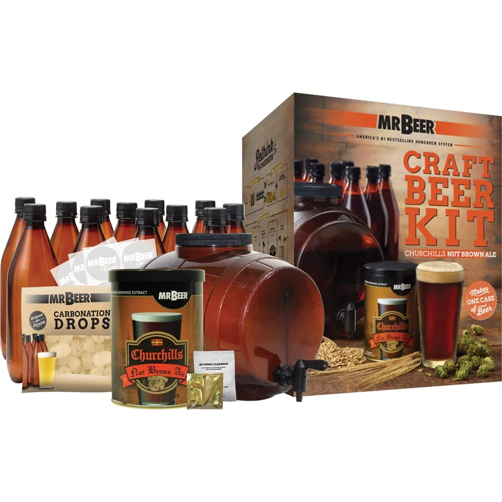 Best Buy: Mr. Beer Churchills Nut Brown Ale Complete Kit Multi 40-20975-00