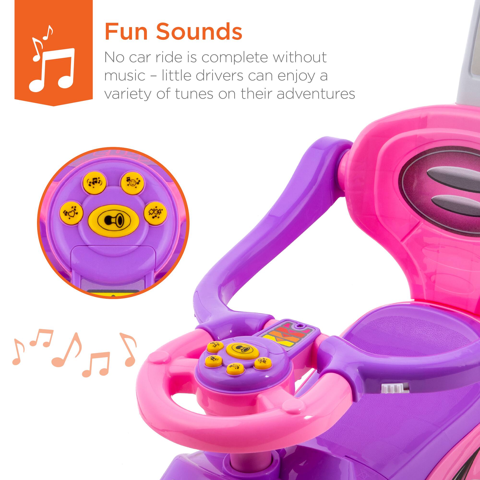 Fun Sounds

No car ride is complete without music - little drivers can enjoy a variety of tunes on their adventures.