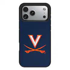Front. Keyscaper - Virginia Cavaliers Bump Case with 8.2ft Drop Protection - 13 mini - Multicolor.
