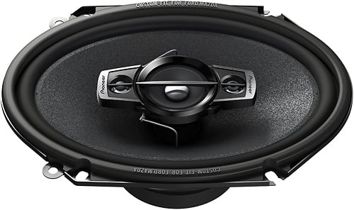 Pioneer - TS-A Series 6" x 8" 4-Way Car Speakers with Multilayer Mica Matrix Cones (Pair) - Black - Larger Front