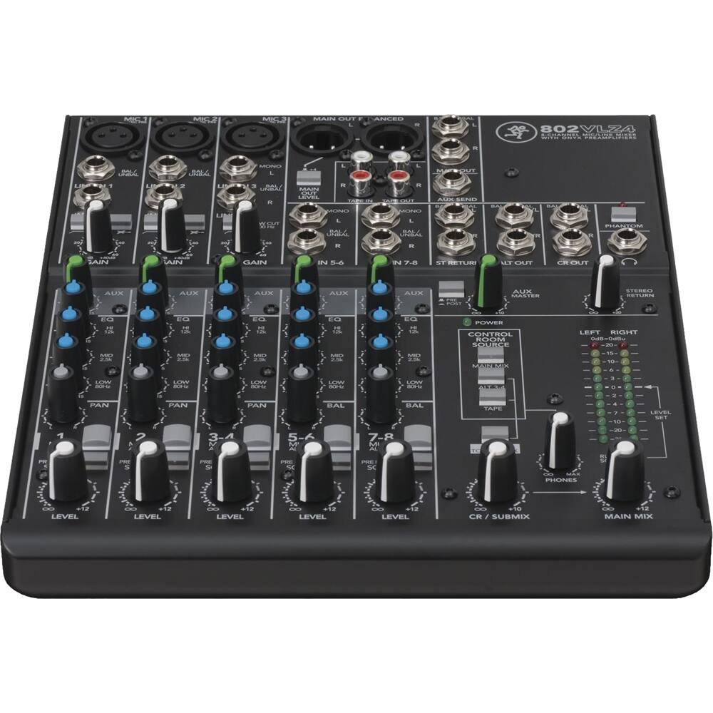 Alt View 11. Mackie - VLZ4 Series 8-Channel Mixer - Black.