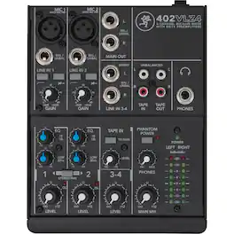 Mackie - VLZ4 Series 4-Channel Mixer - Black