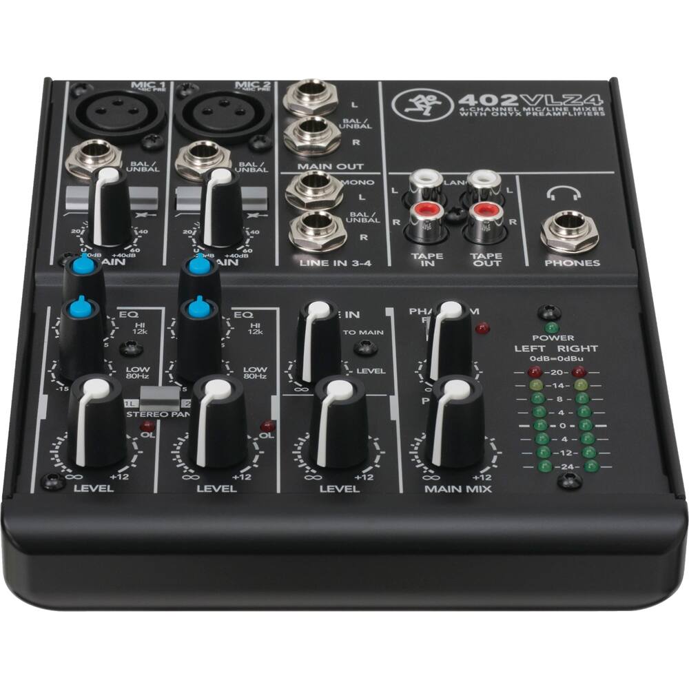 Alt View 11. Mackie - VLZ4 Series 4-Channel Mixer - Black.