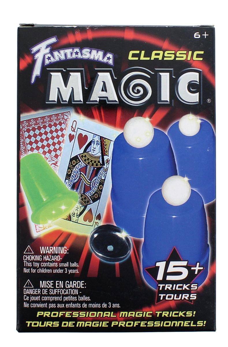 6+ FANTASMA CLASSIC MAGIC!  
WARNING: CHOKING HAZARD - This toy contains small balls. Not for children under 3 years.  
15+ MISE EN GARDE: DANGER DE SUFFOCATION - Ce jouet comprend petites balles. Ne convient pas aux enfants de moins de 3 ans.  
PROFESSIONAL MAGIC TRICKS! TOURS DE MAGIE PROFESSIONNELS!