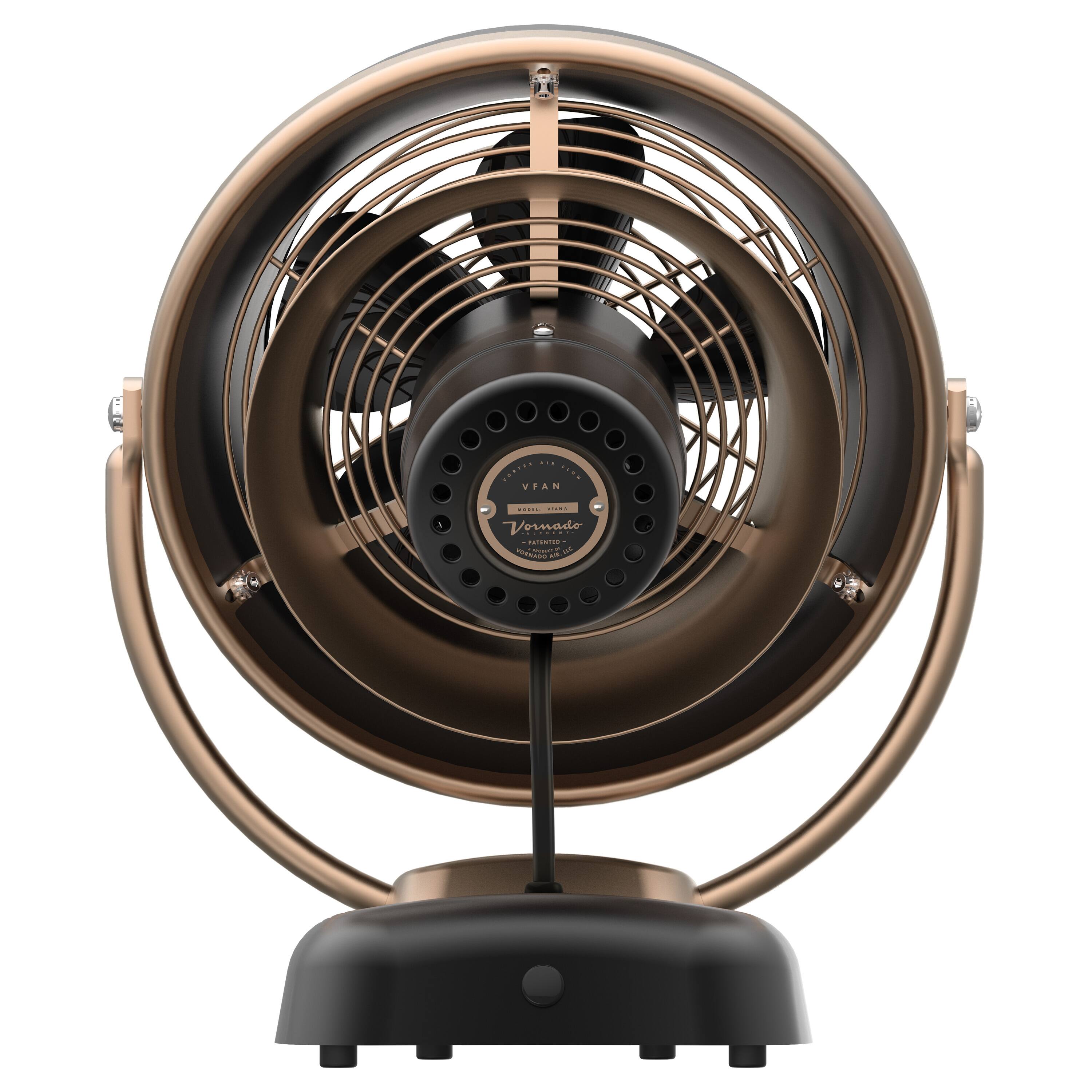 The text on the image reads "Vornado N 6600D 10" 2000 CFM 3 Speed Floor Fan".