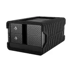 Front. Glyph Technologies - Glyph Technologies Blackbox PRO RAID 40TB (2x20TB) 2-Bay Thunderbolt 3 RAID Array with Hub.