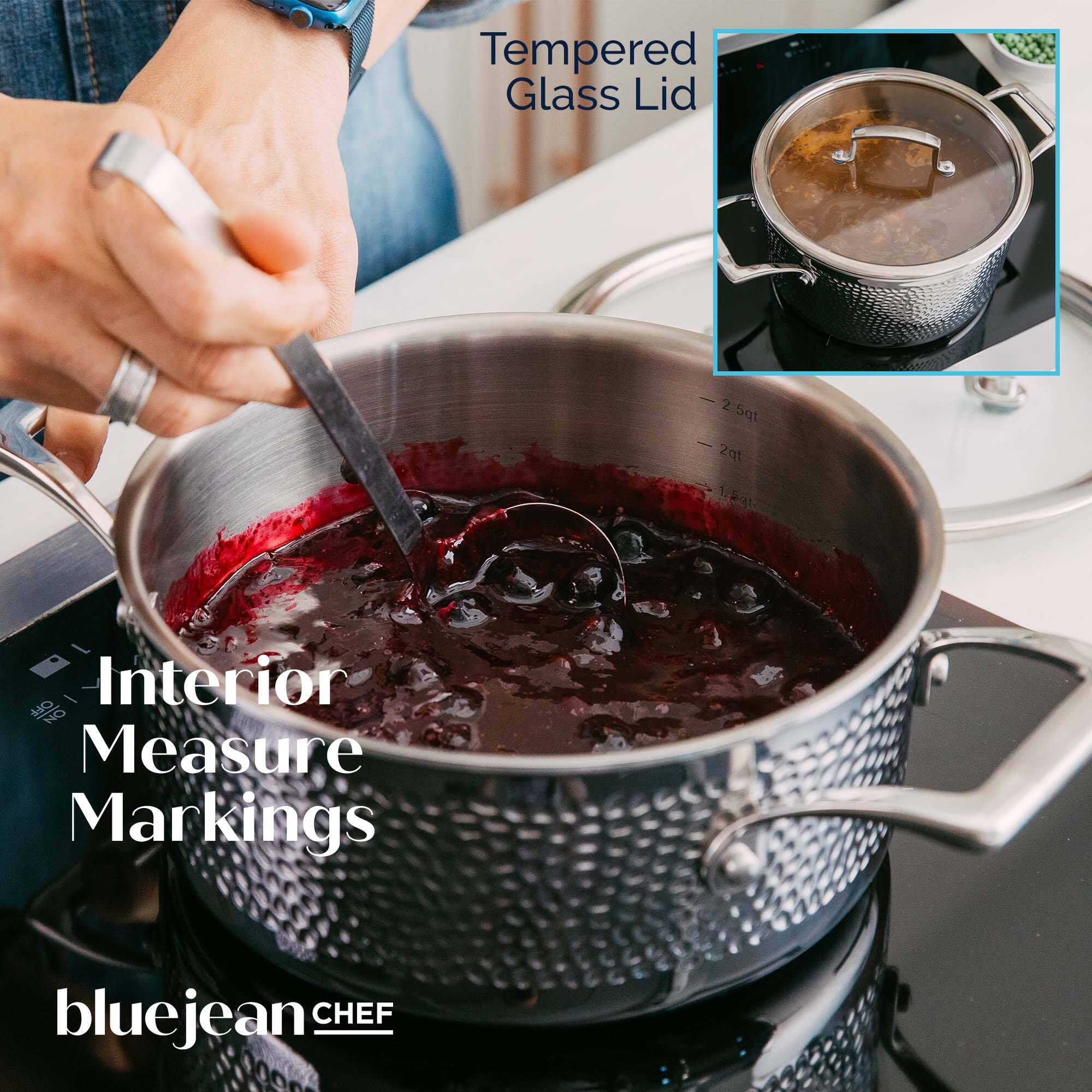 Tempered Glass Lid

Interior Measure Markings

bluejean CHEF