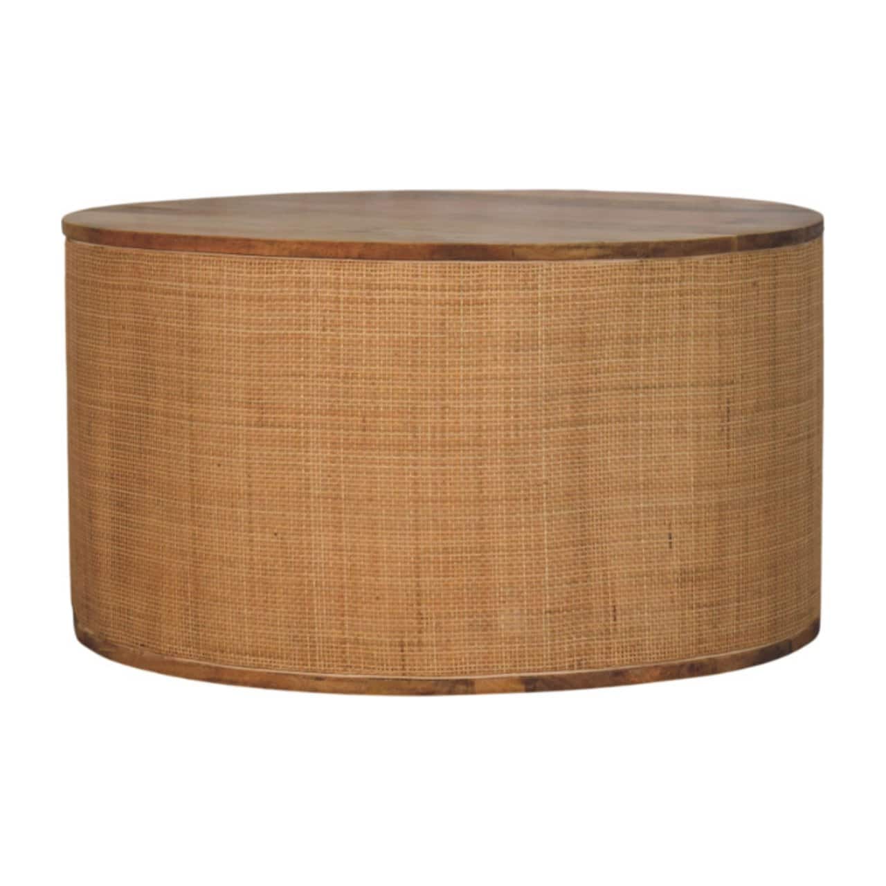 Artisan Furniture - Solid Wood Larissa Round Coffee Table - Brown