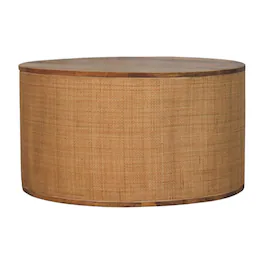 Artisan Furniture - Solid Wood Larissa Round Coffee Table - Brown