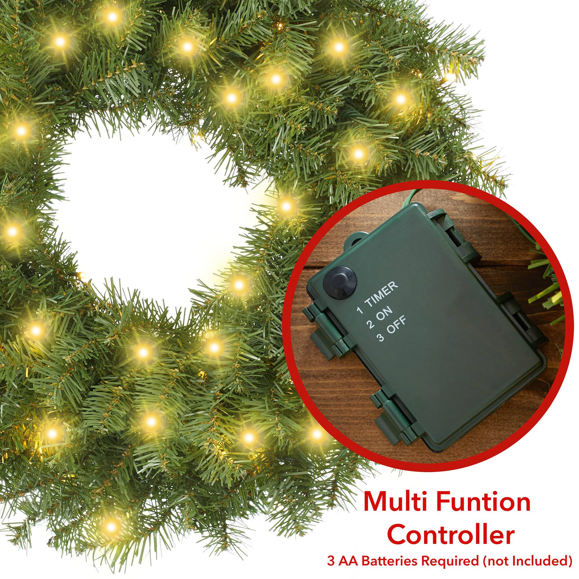 TIMER 1 ON 2 OFF 3 Multi Function Controller 3 AA Batteries Required (not Included)