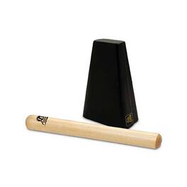 Latin Percussion - 5.75 Inch Steel Cha Cha Cowbell with Wooden Beater