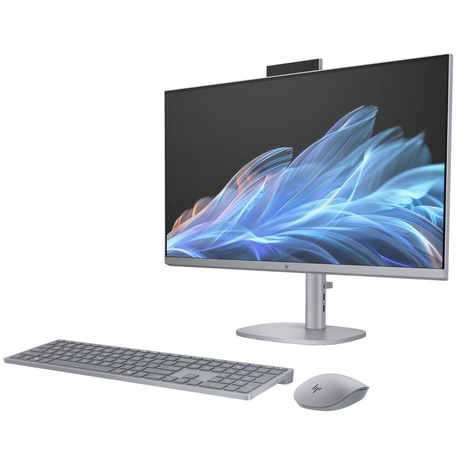 Alt View 1. HP - OmniStudio X 27-cs0000 27" FHD IPS Intel Ultra 7 155H 1.4 GHz 32GB 2TB SSD Intel Arc Windows 11 Home All-in-One Desktop - Meteor Silver.