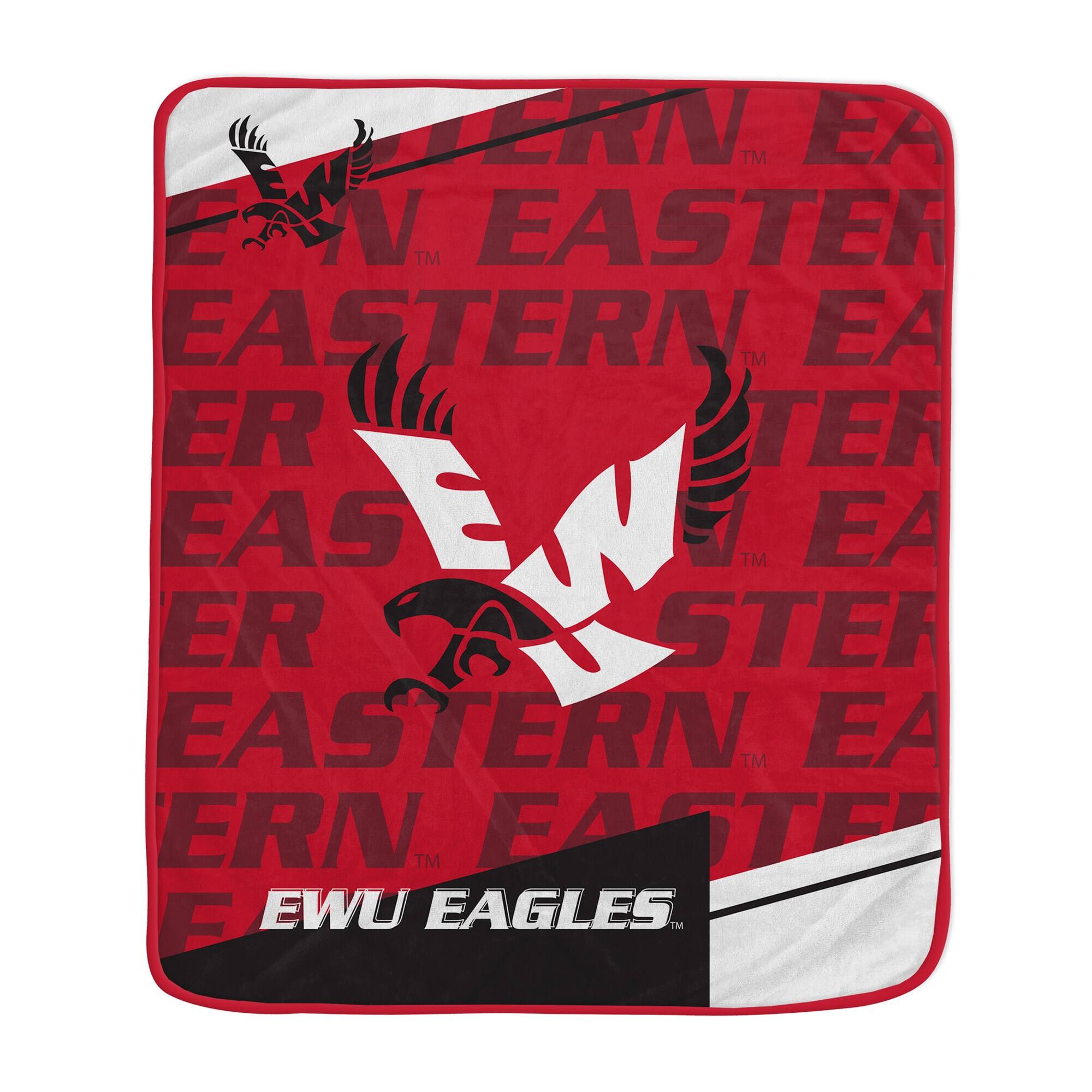 Pegasus - Eastern Washington Eagles 50" x 60" Diagonal Ghost Ultra Soft Blanket - Multicolor