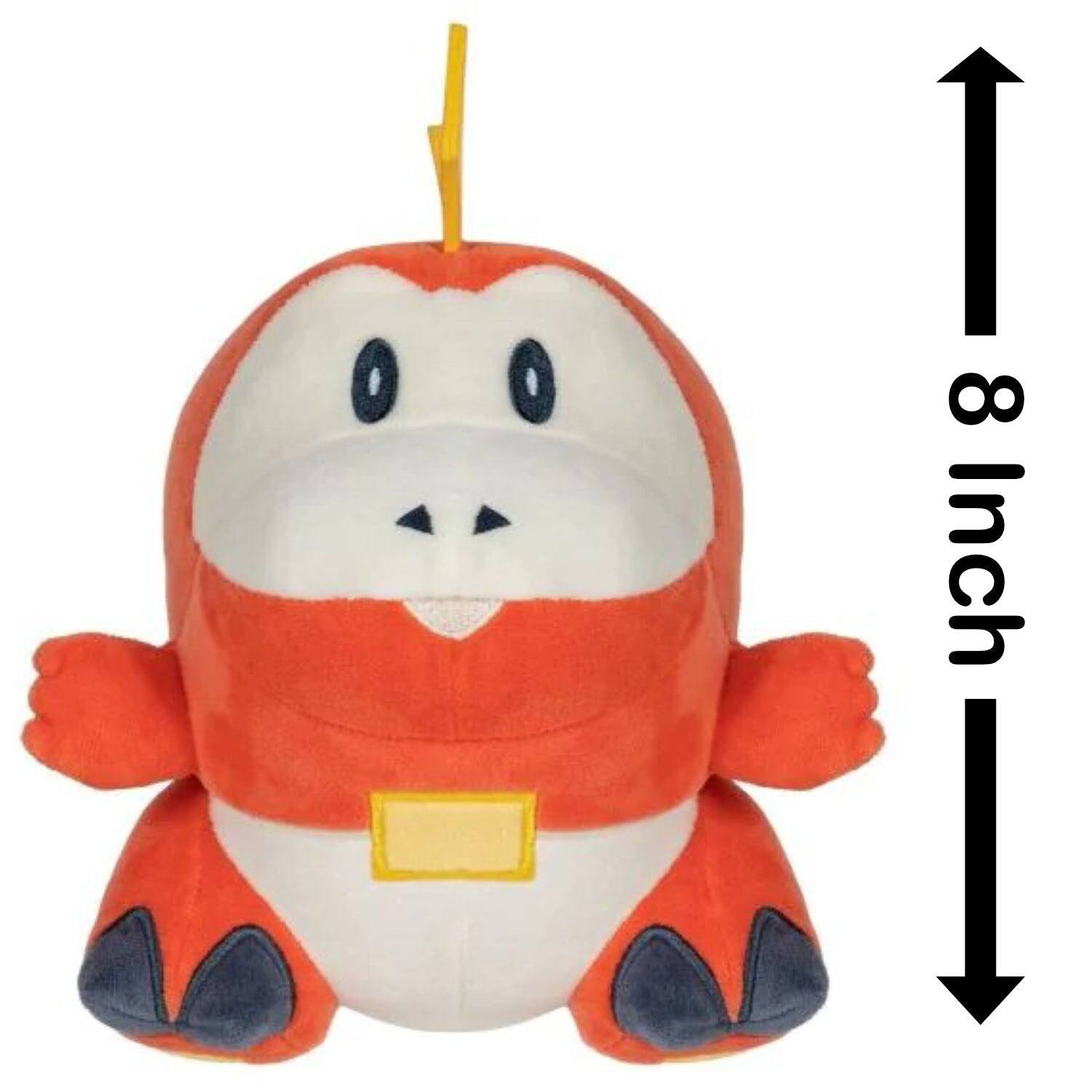 Alt View 3. Jazwares - Pokemon: Wicked Cool Toys - Fuecoco 8-Inch Plush.
