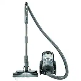 EnviroCare - Titan T8000 Bagless Canister Vacuum – HEPA, 12 A Motor, 14″ Path, Auto Cord Rewind, LED Light, 22 lb - Black