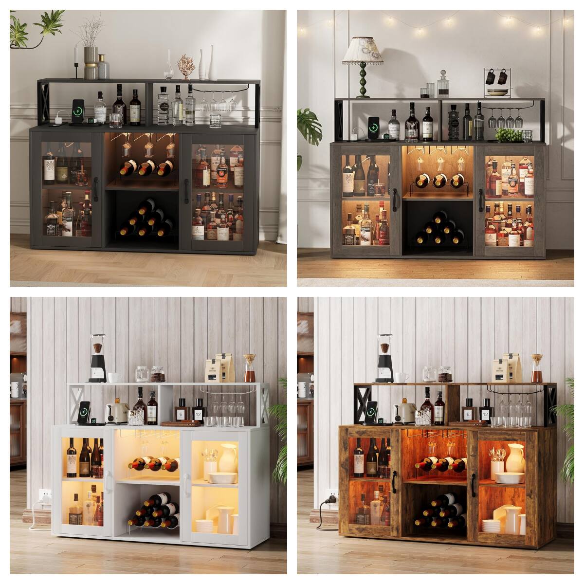 Alt View 5. GARVEE - 47" Lift Top Coffee Table with Hidden Compartment and Storage Shelf, Multifunction Coffee Table, Large Compartment,Black.