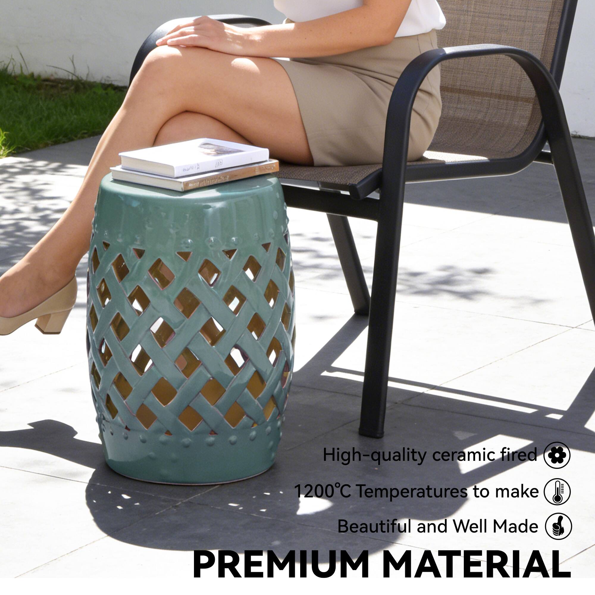 High-quality ceramic fired at 1200°C temperatures to make beautiful and well-made premium material.