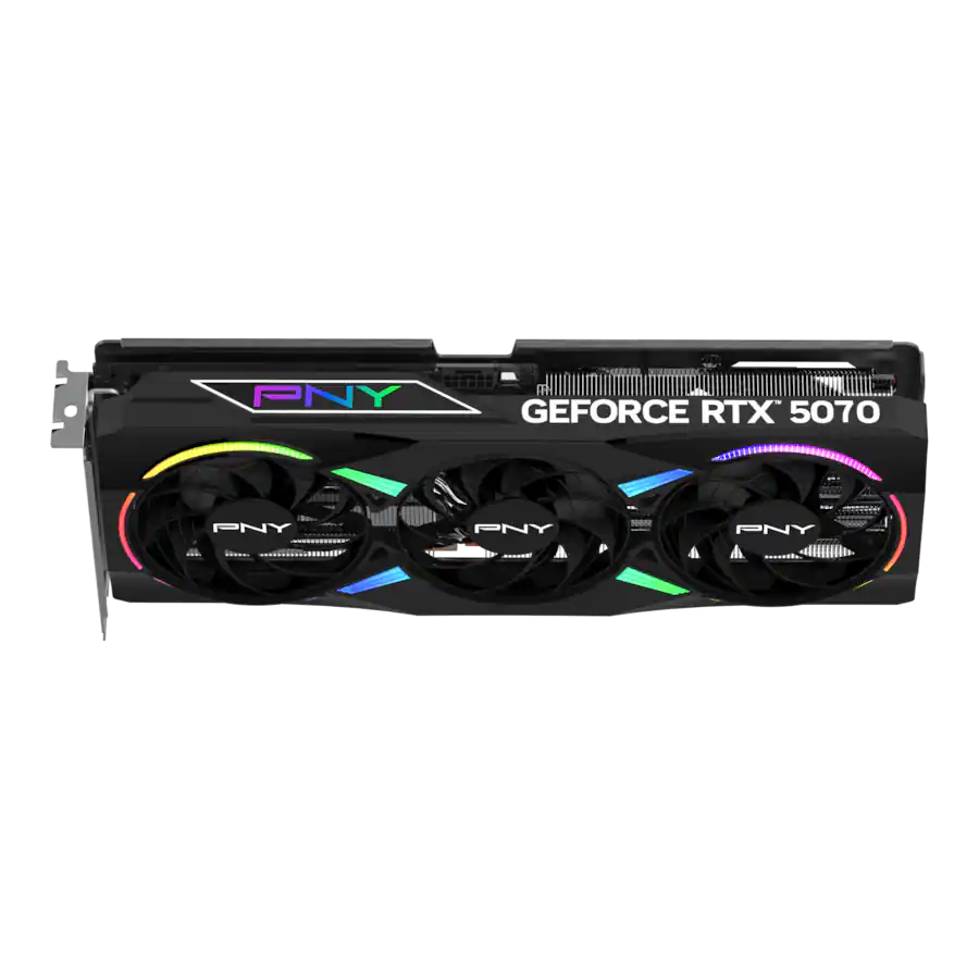 PNY GeForce RTX 5070 12GB ARGB OC GDDR7 PCI Express 5.0 Graphics PNY GeForce RTX 5070 12GB ARGB OC GDDR7 PCI Express 5.0 Graphics