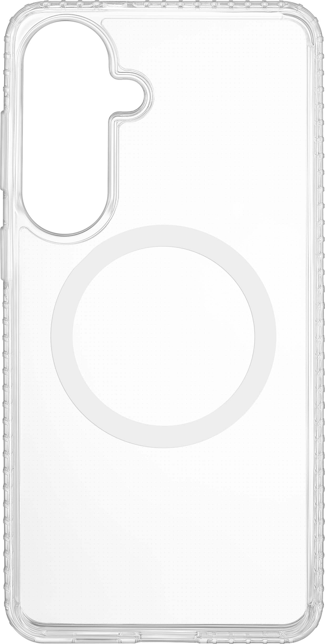 Insignia™ - Hard-Shell Case with Magnetic Charging Ring for Samsung Galaxy S26+ - Clear