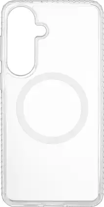 Insignia™ - Hard-Shell Case with Magnetic Charging Ring for Samsung Galaxy S26+ - Clear