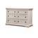 Front. Sorelle - Portofino Double Dresser - White.