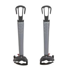 Front. Yakima - Yakima BigStack Foldable Steel Versatile Kayak Stacker Carries Up to 4 Boats - Gray.