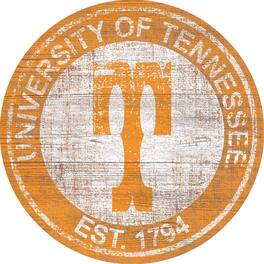 Fan Creations - Tennessee Volunteers 24'' Round Heritage Logo Sign - Multicolor