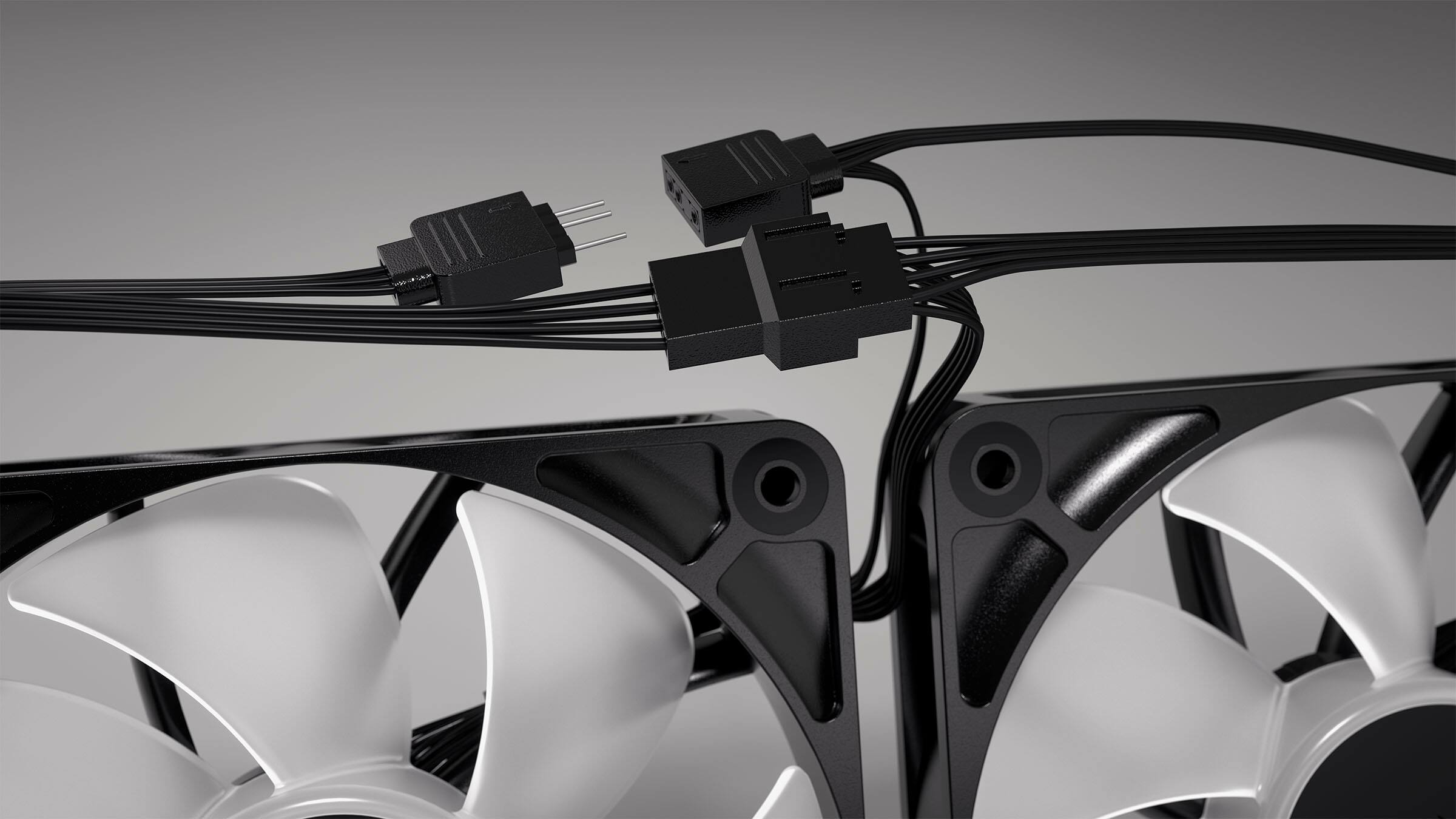 Alt View 7. CORSAIR - RS120 120mm PWM Computer Case Fan Expansion Fan - Black.