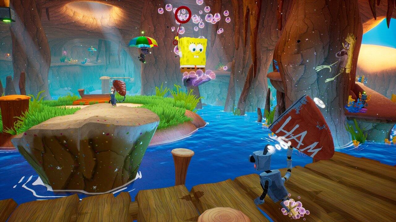 Alt View 3. THQ Nordic - SpongeBob SquarePants: Battle for Bikini Bottom - Rehydrated [PlayStation 4].