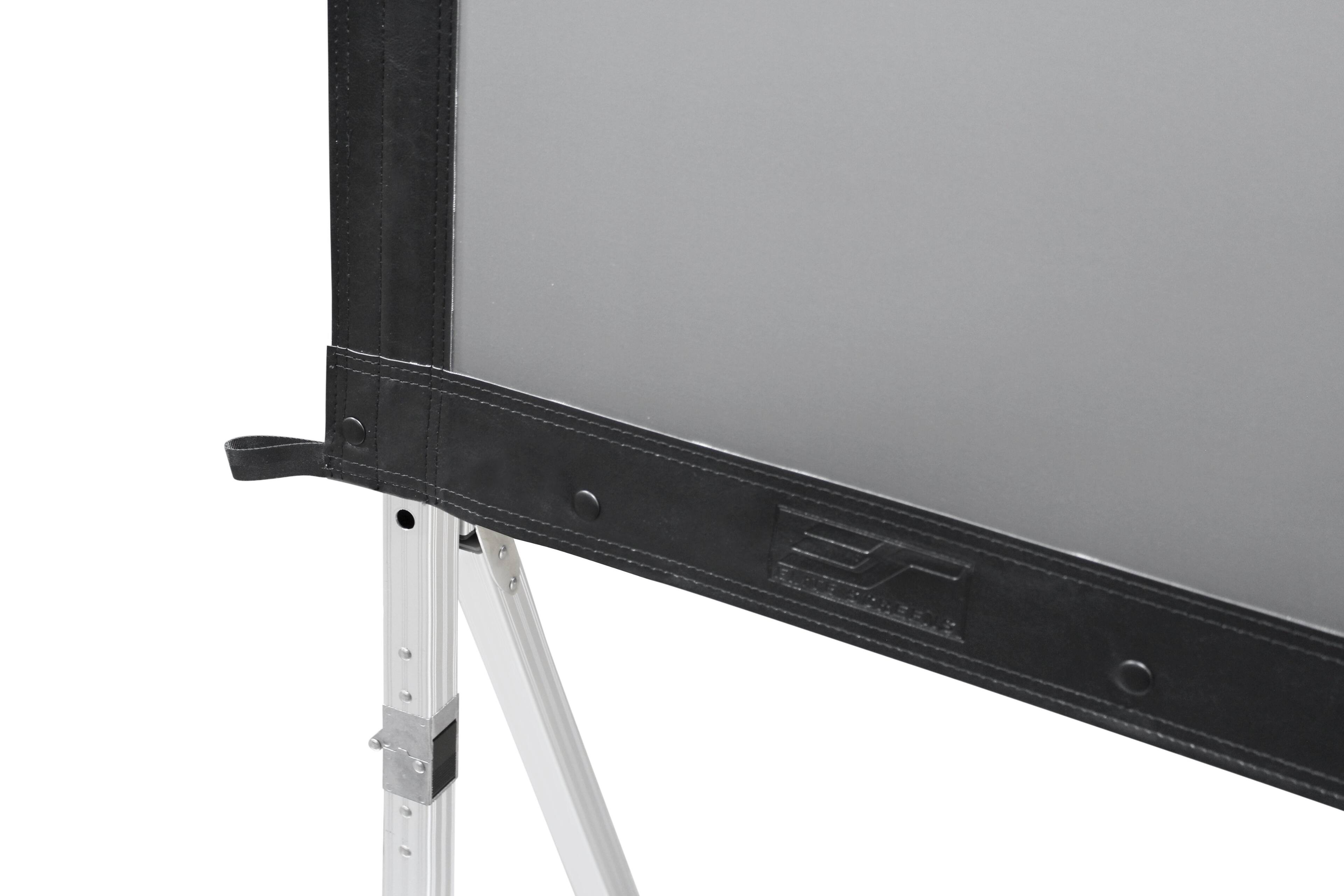 Left View: Elite Screens 123" Aeon StarBright CLR® 16 Series Screen